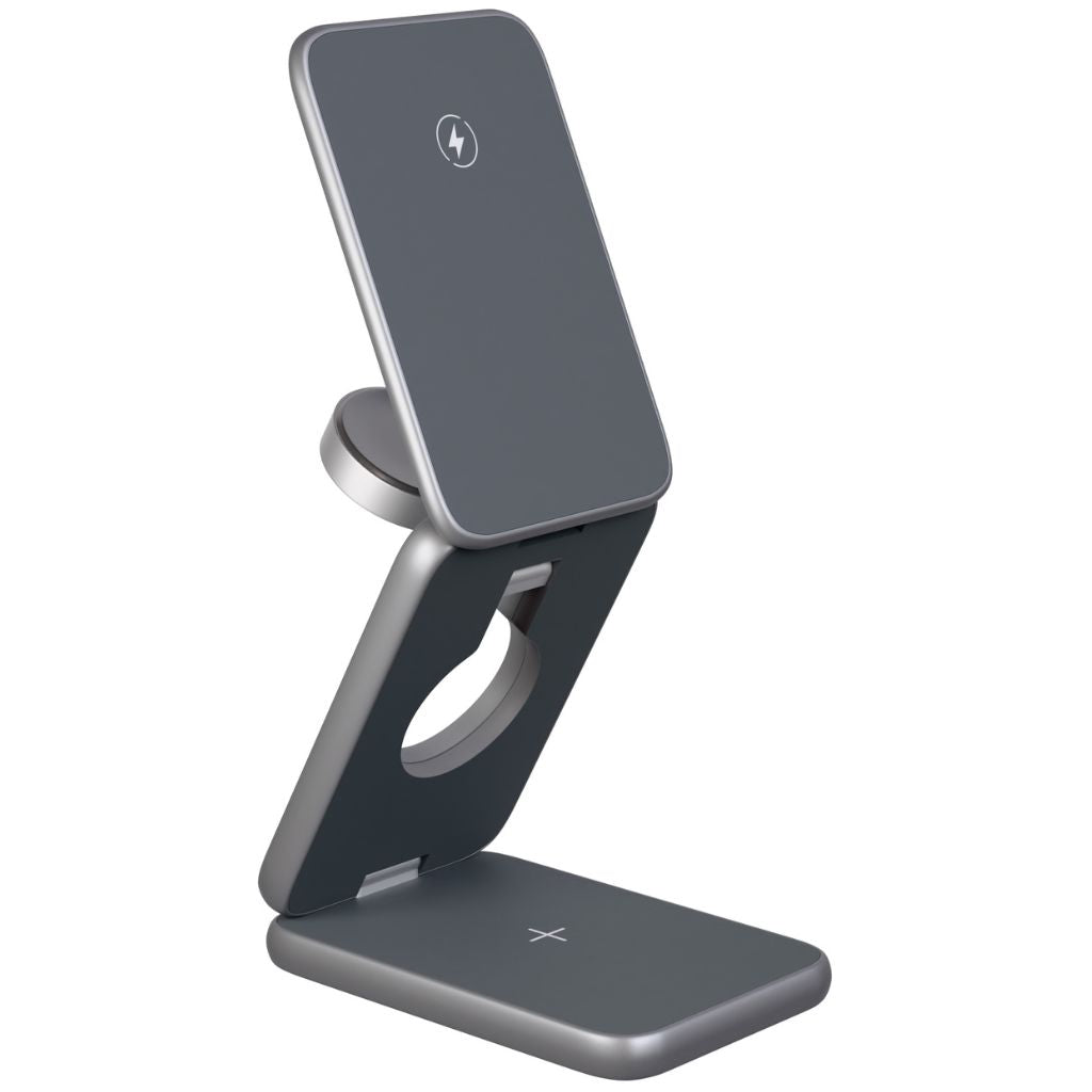 Foldable 3-in-1 MagSafe Charger - Portable, Fast | Declutter