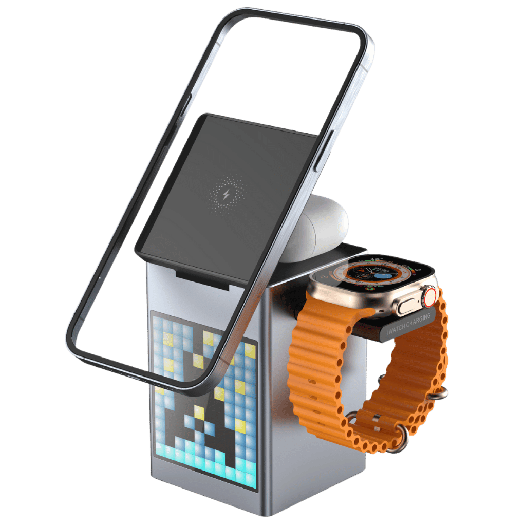 Magnetic Charger - 3-in-1 Wireless | Clutter-Free