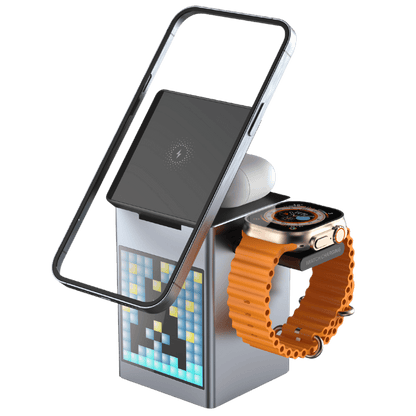 Magnetic Charger - 3-in-1 Wireless | Clutter-Free