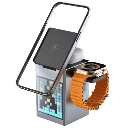 Magnetic Charger - 3-in-1 Wireless | Clutter-Free