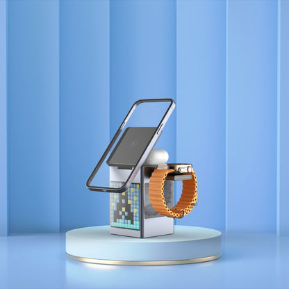 Magnetic Wireless Charger - 3-in-1 Hub | Organised Charging