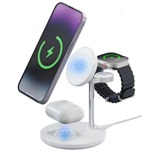 3-in-1 Wireless Charger - Magnetic, 15W | Declutter