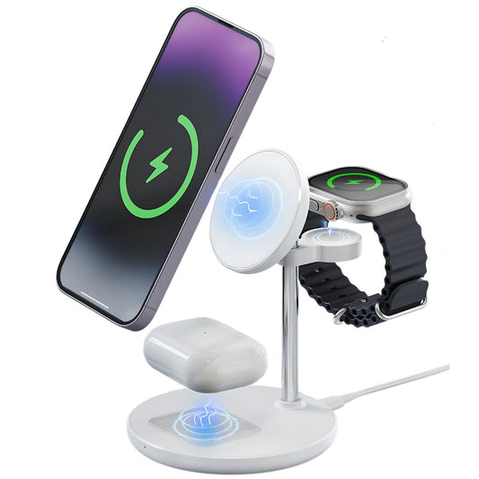 3-in-1 Wireless Charger - Magnetic, 15W | Declutter