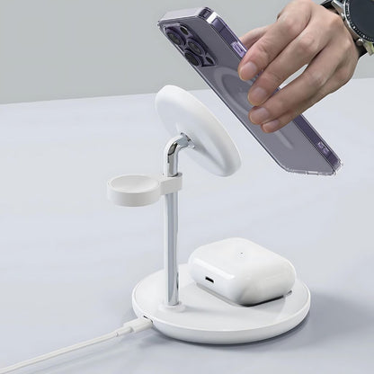 3-in-1 Wireless Charger - Magnetic, 15W | Declutter