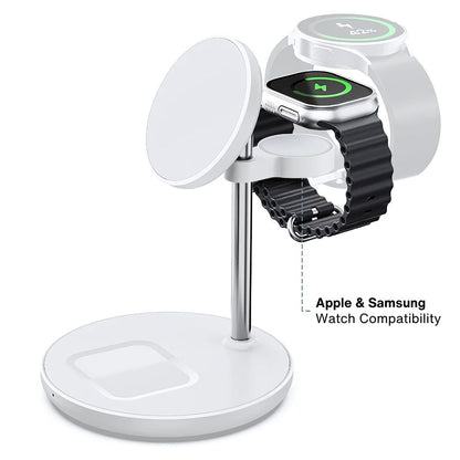 3-in-1 Wireless Charger - Magnetic, 15W | Declutter