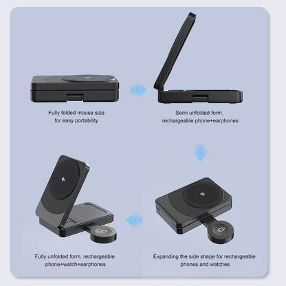 Qi2 3-in-1 Foldable Charger - Fast Charge, Portable | Apple