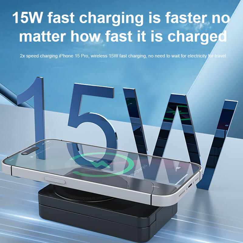 Qi2 3-in-1 Foldable Charger - Fast Charge, Portable | Apple