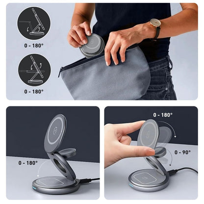 Apple 3 in 1 Charger - Foldable, Fast | Clutter-Free