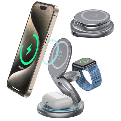 Apple 3 in 1 Charger - Foldable, Fast | Clutter-Free
