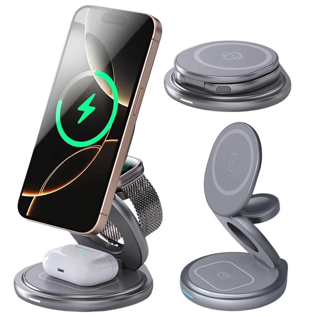 Apple 3 in 1 Charger - Foldable, Fast | Clutter-Free