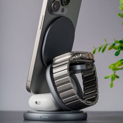 Apple Charging Station - Foldable, 3-in-1 | Clutter-Free