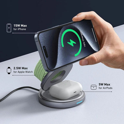 Apple 3 in 1 Charger - Foldable, Fast | Clutter-Free