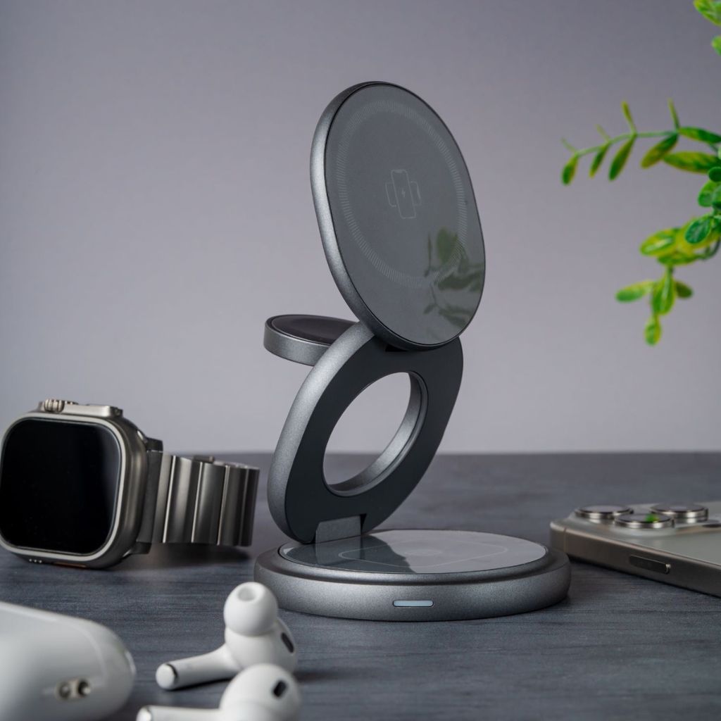 Apple 3 in 1 Charger - Foldable, Fast | Clutter-Free