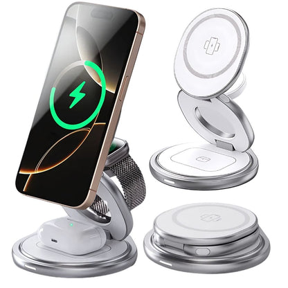 Apple 3 in 1 Charger - Foldable, Fast | Clutter-Free