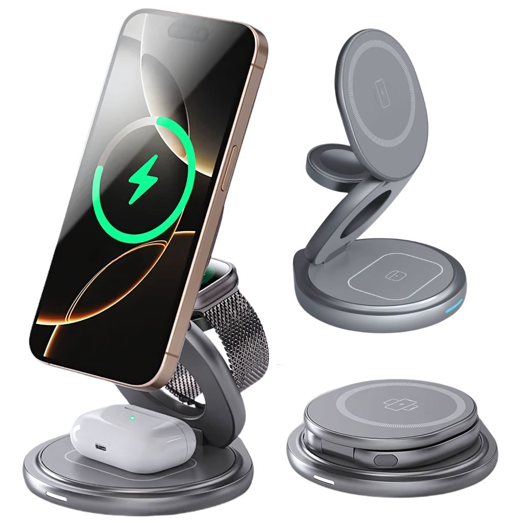 Apple 3 in 1 Charger - Foldable, Fast | Clutter-Free