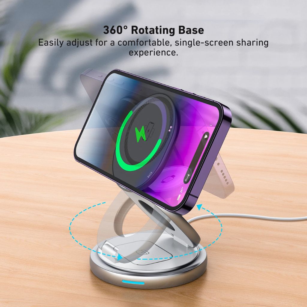 Apple 3 in 1 Charger - Foldable, Fast | Clutter-Free