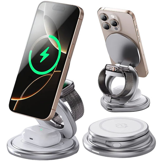 Apple 3 in 1 Charger - Foldable, Fast | Clutter-Free
