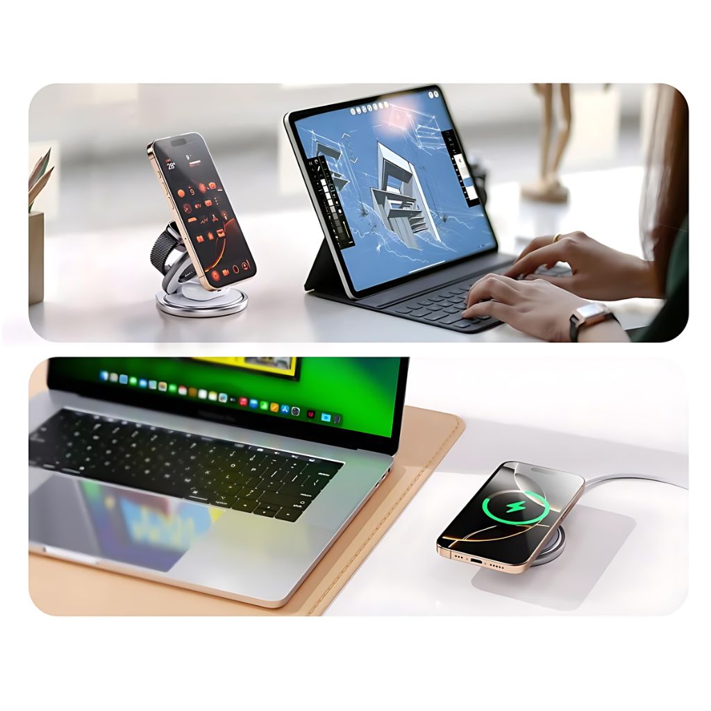 Apple Charging Station - Foldable, 3-in-1 | Clutter-Free