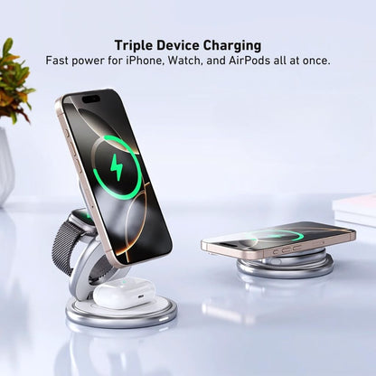 Apple 3 in 1 Charger - Foldable, Fast | Clutter-Free