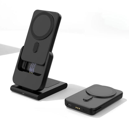 Apple charging station - 3-in-1 Wireless, 5000mAh | Travel-Friendly