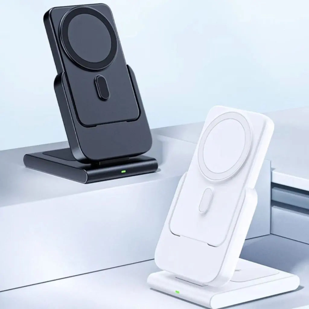 Apple charging station - 3-in-1 Wireless, 5000mAh | Travel-Friendly