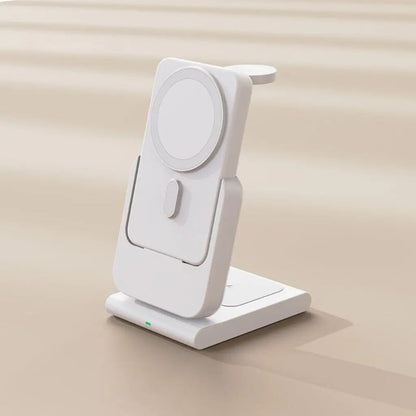 Apple charging station - 3-in-1 Wireless, 5000mAh | Travel-Friendly