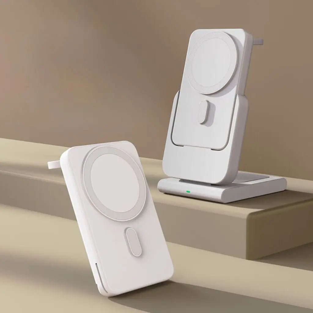 Apple charging station - 3-in-1 Wireless, 5000mAh | Travel-Friendly