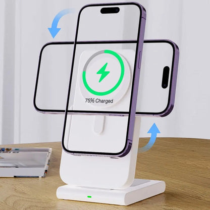 Apple charging station - 3-in-1 Wireless, 5000mAh | Travel-Friendly