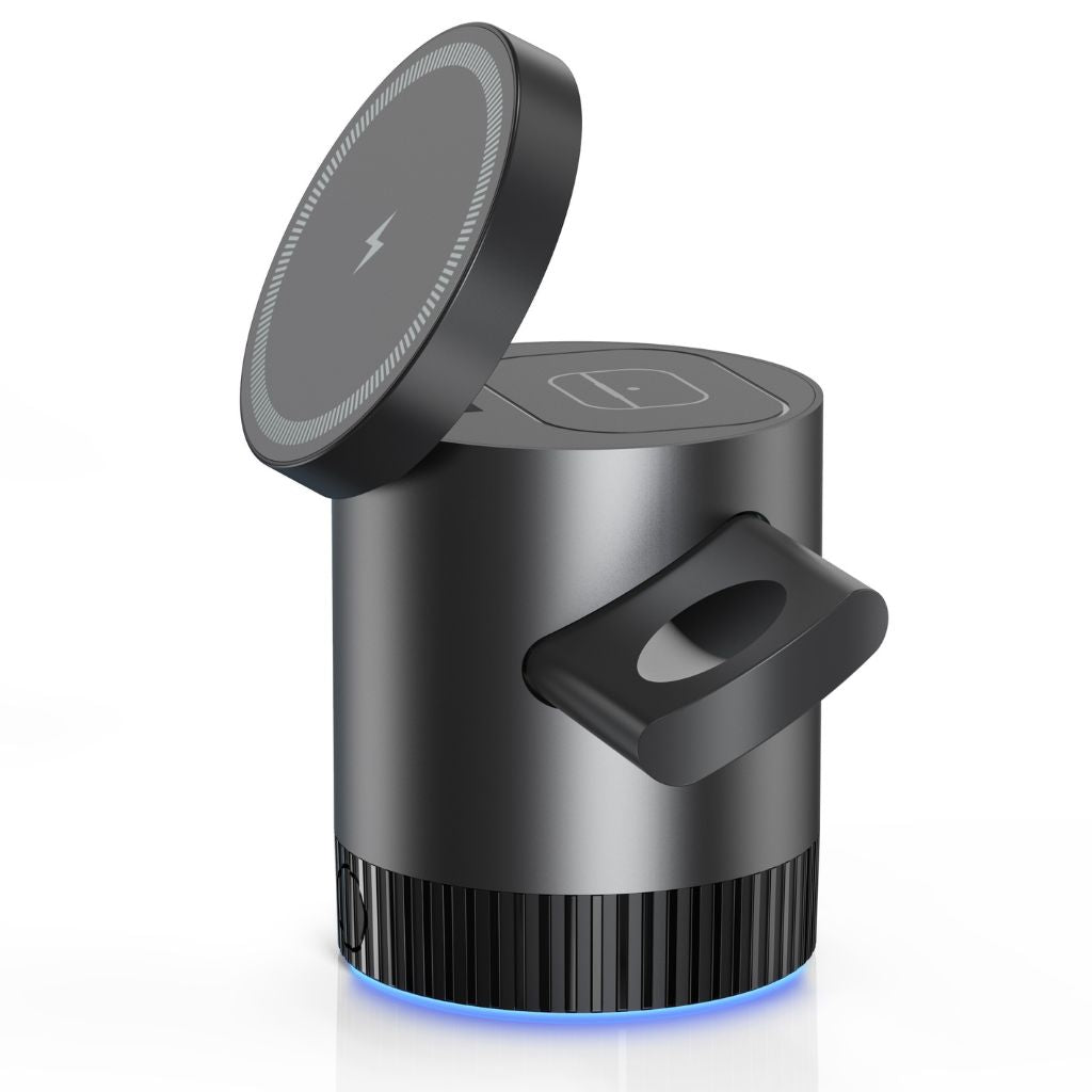 Magnetic Charger - 3-in-1 Wireless | Declutter Desk