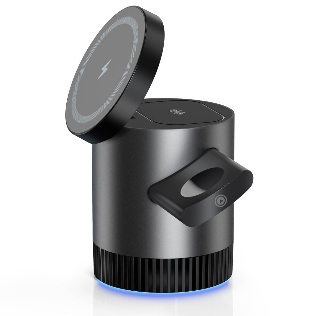 Magnetic Charger - 3-in-1 Wireless | Declutter Desk