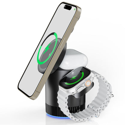 Magnetic Charger - 3-in-1 Wireless | Declutter Desk