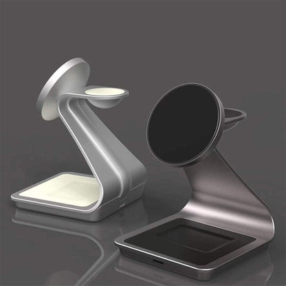 Apple 3 in 1 Charger - Magsafe, Aluminum | Tidy Desk
