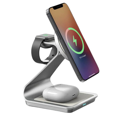 Apple 3-in-1 Magnetic Charger - Wireless, Fast | Declutter Desk