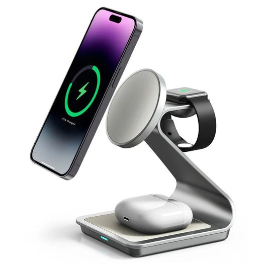 Apple 3-in-1 Magnetic Charger - Wireless, Fast | Declutter Desk