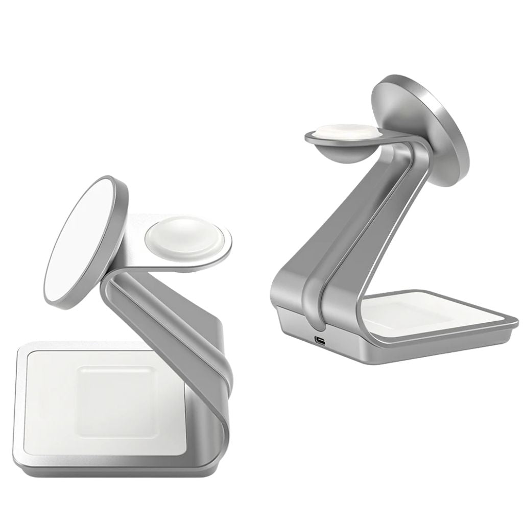 Apple 3 in 1 Charger - Magsafe, Aluminum | Tidy Desk
