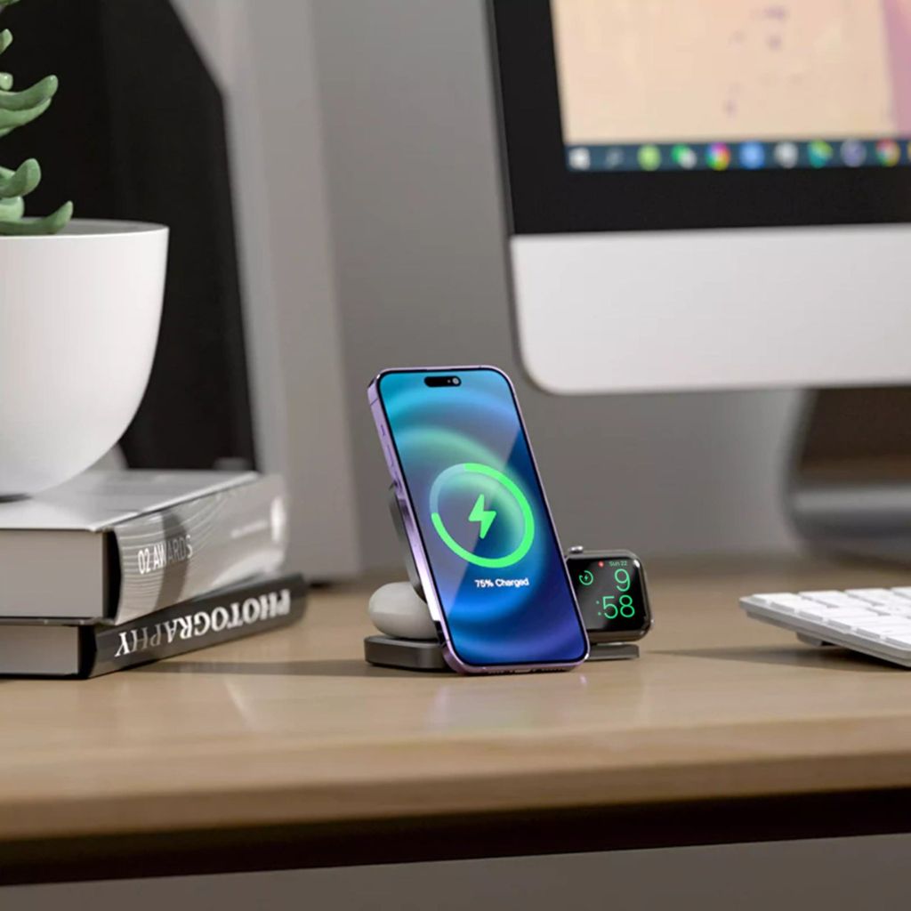 Apple Charger - 3-in-1 Foldable | Fast Wireless Power