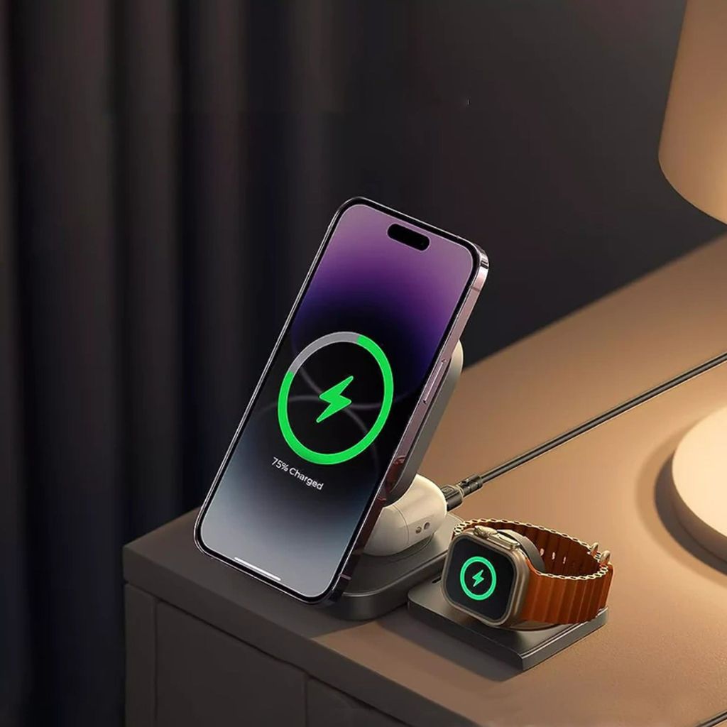 Apple Charger - 3-in-1 Foldable | Fast Wireless Power