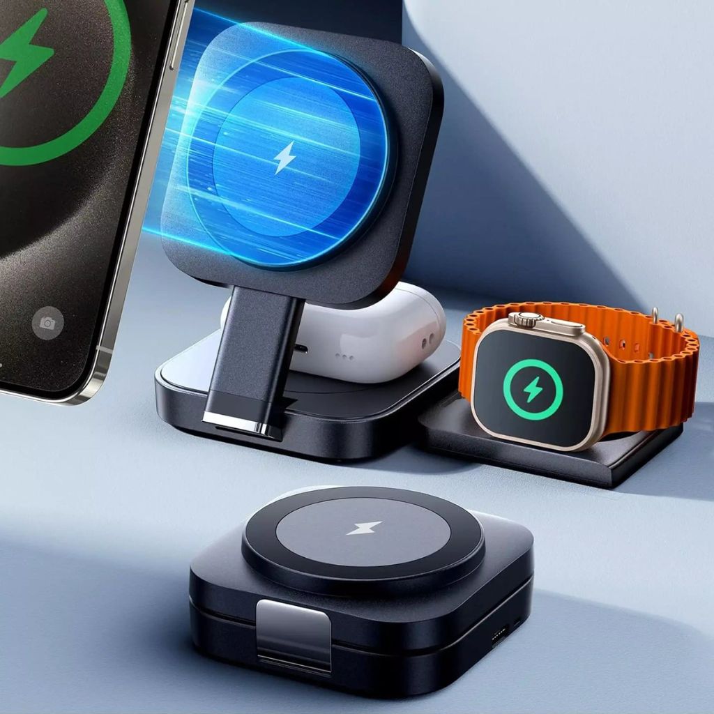 Apple Charger - 3-in-1 Foldable | Fast Wireless Power