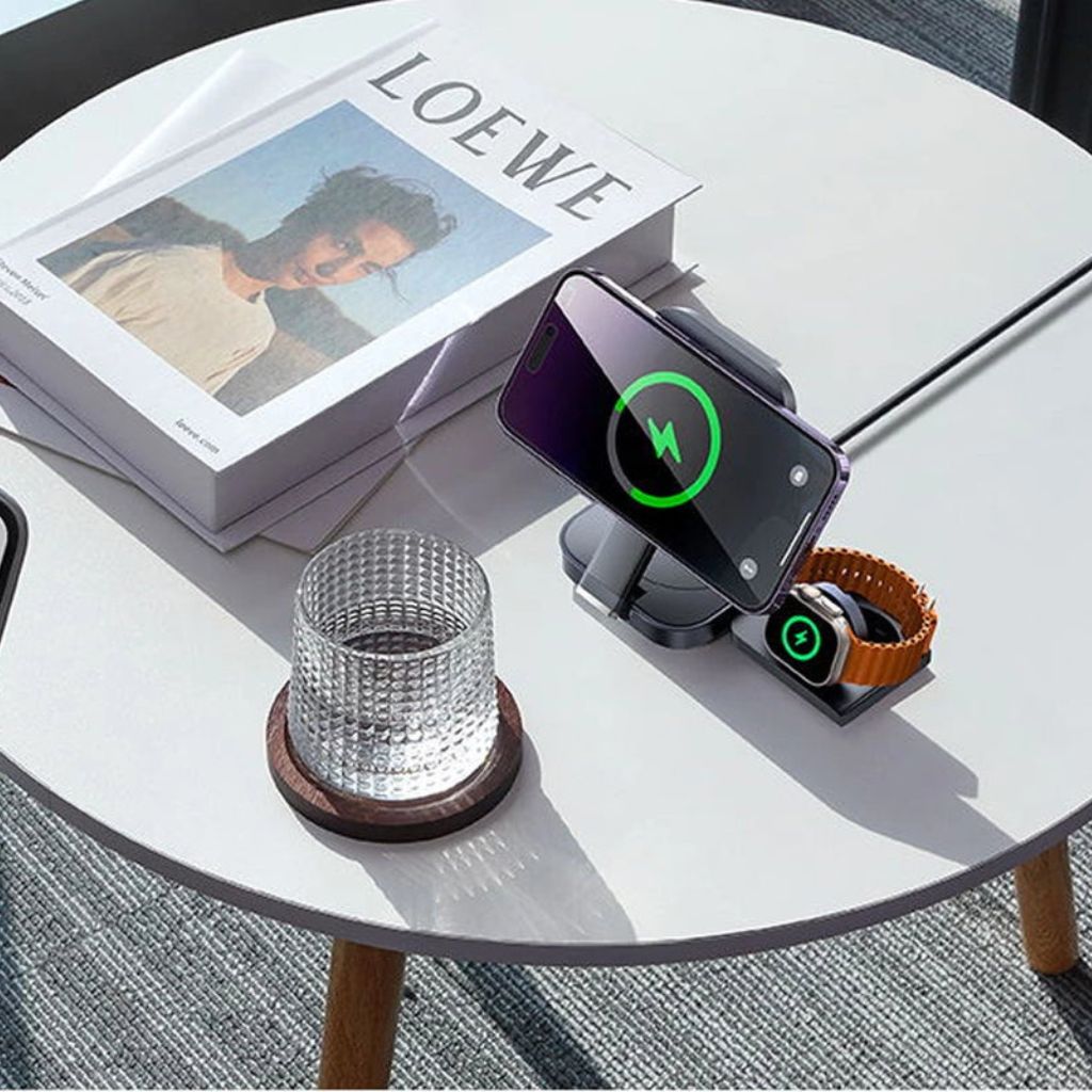 Apple Charger - 3-in-1 Foldable | Fast Wireless Power