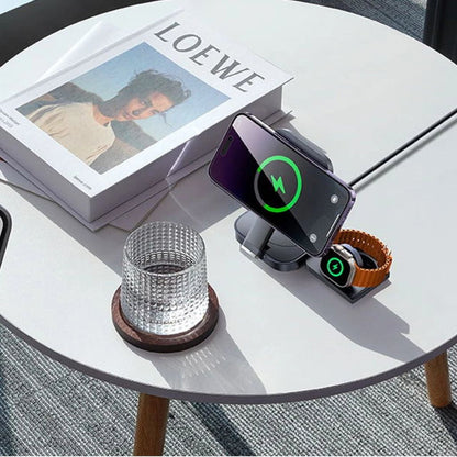 Apple Charger - 3-in-1 Foldable | Fast Wireless Power