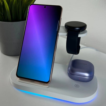 Samsung 3-in-1 Wireless Charger - Fast Charge | Declutter