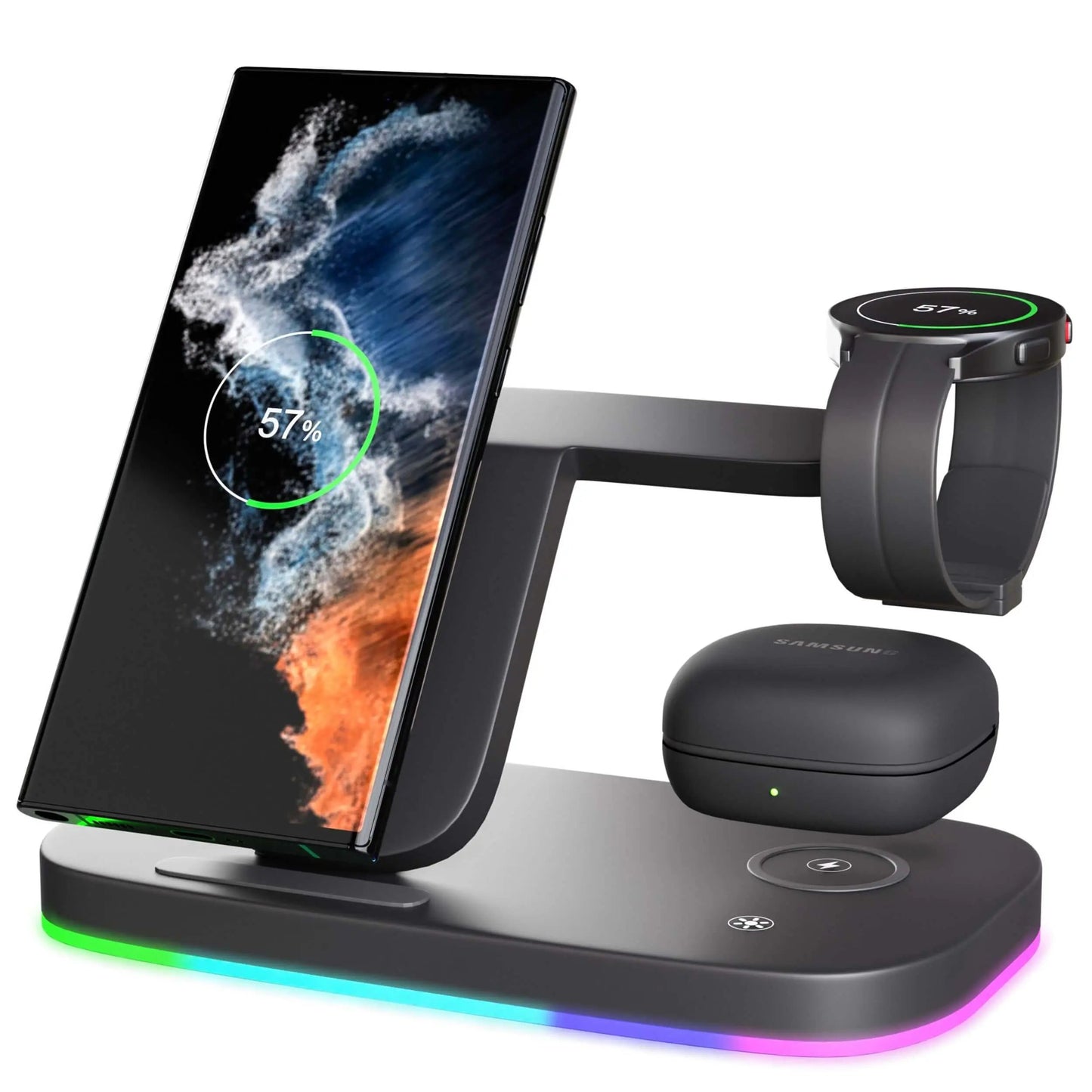 Samsung 3-in-1 Wireless Charger - Fast Charge | Declutter