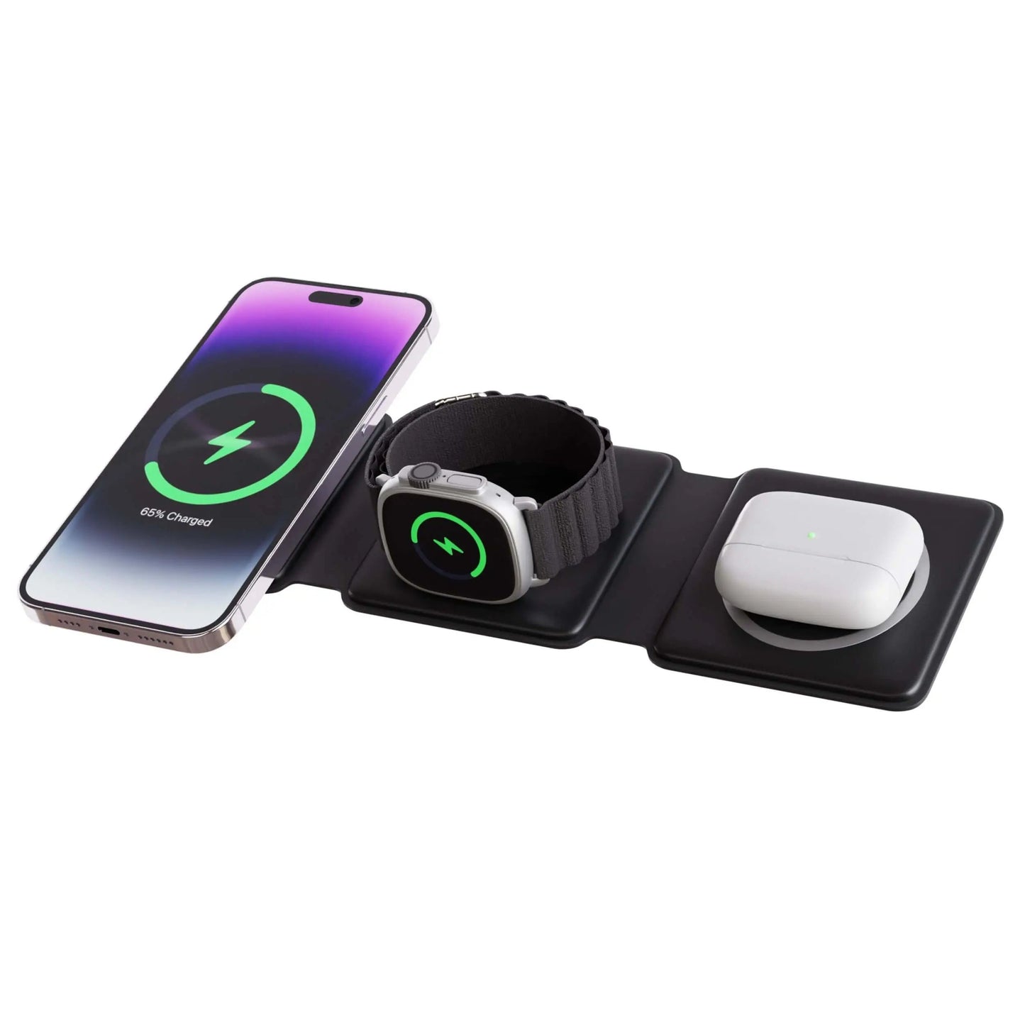 Apple 3 in 1 Charger - Foldable, Fast Charge | Convenient