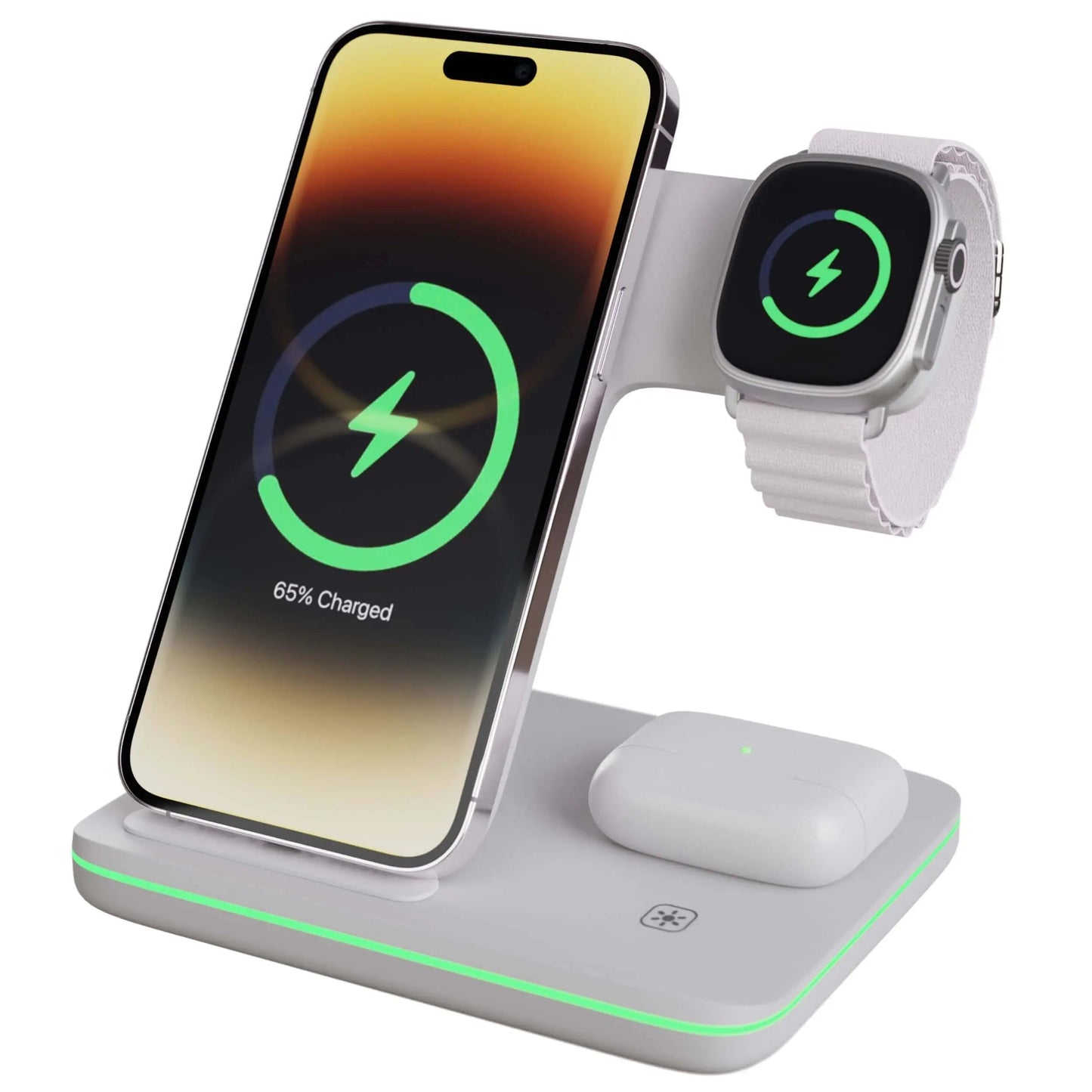 Apple 3-in-1 Wireless Charger - Fast Charging | Clean Desk