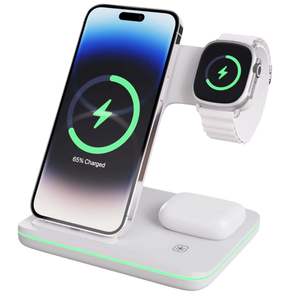 Apple 3-in-1 Wireless Charger - Fast Charging | Clean Desk