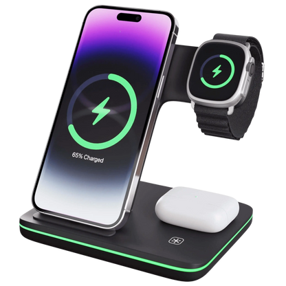 Apple 3-in-1 Wireless Charger - Fast Charging | Clean Desk