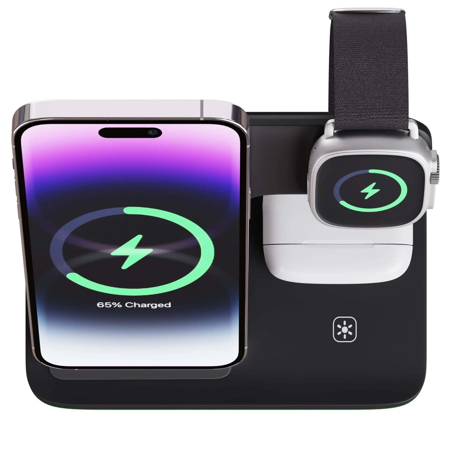 Apple 3-in-1 Wireless Charger - Fast Charging | Clean Desk