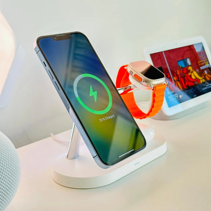 Apple 3 in 1 Charger - Wireless, Magnetic | Clutter-Free