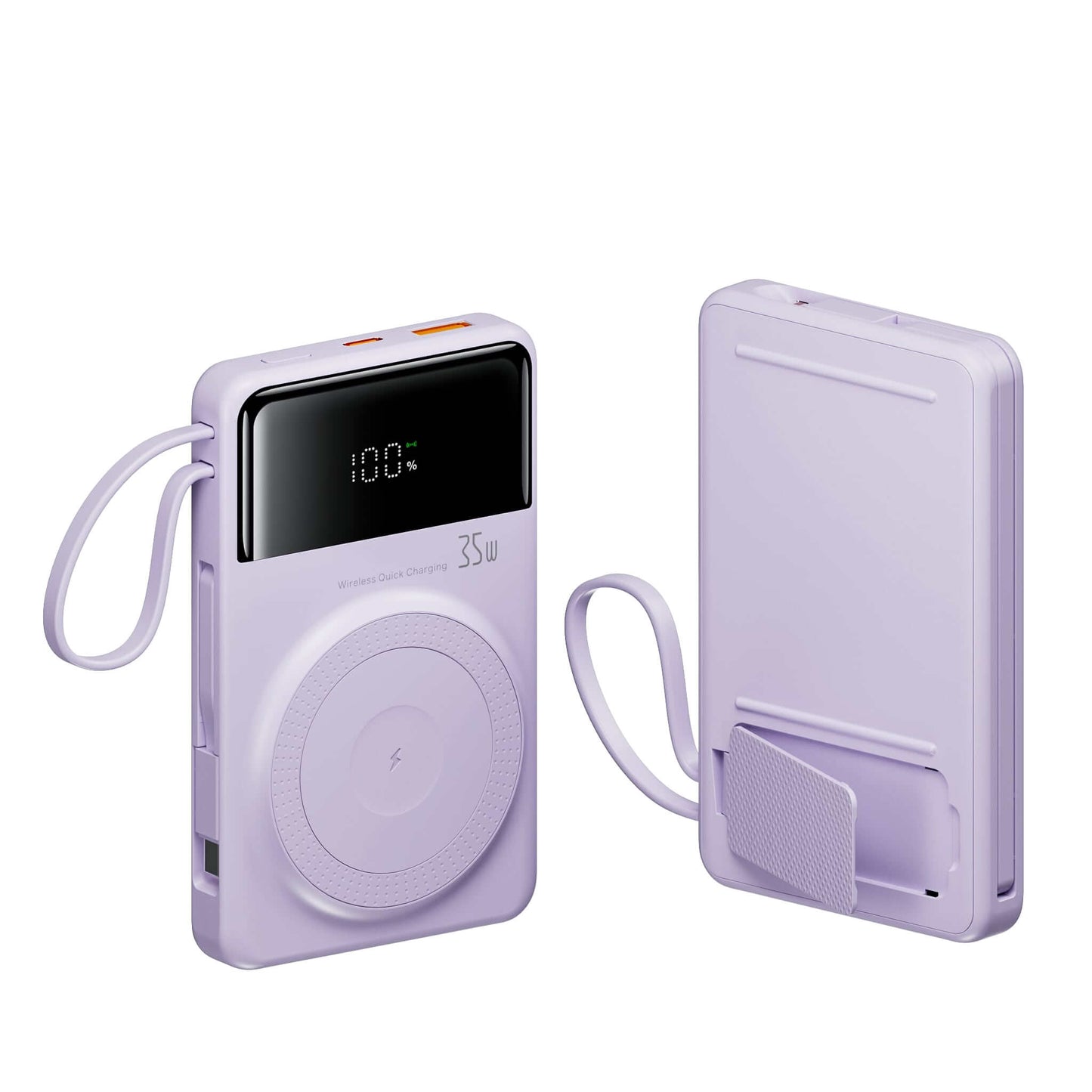 MagSafe Power Bank - 10000mAh, Purple | Wireless Charging