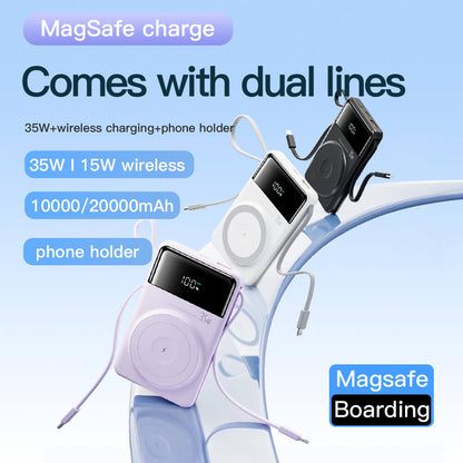 MagSafe Power Bank - 10000mAh, Purple | Wireless Charging